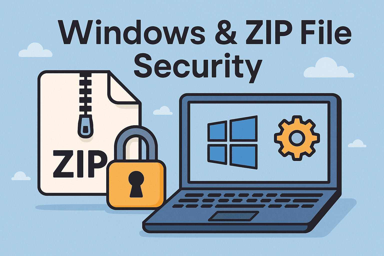 disable windows security on zip files