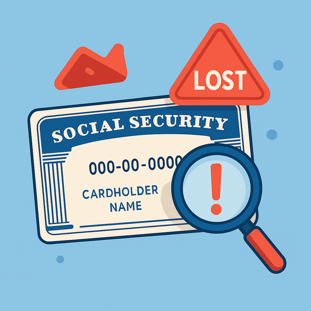 how to replace a lost social security card
