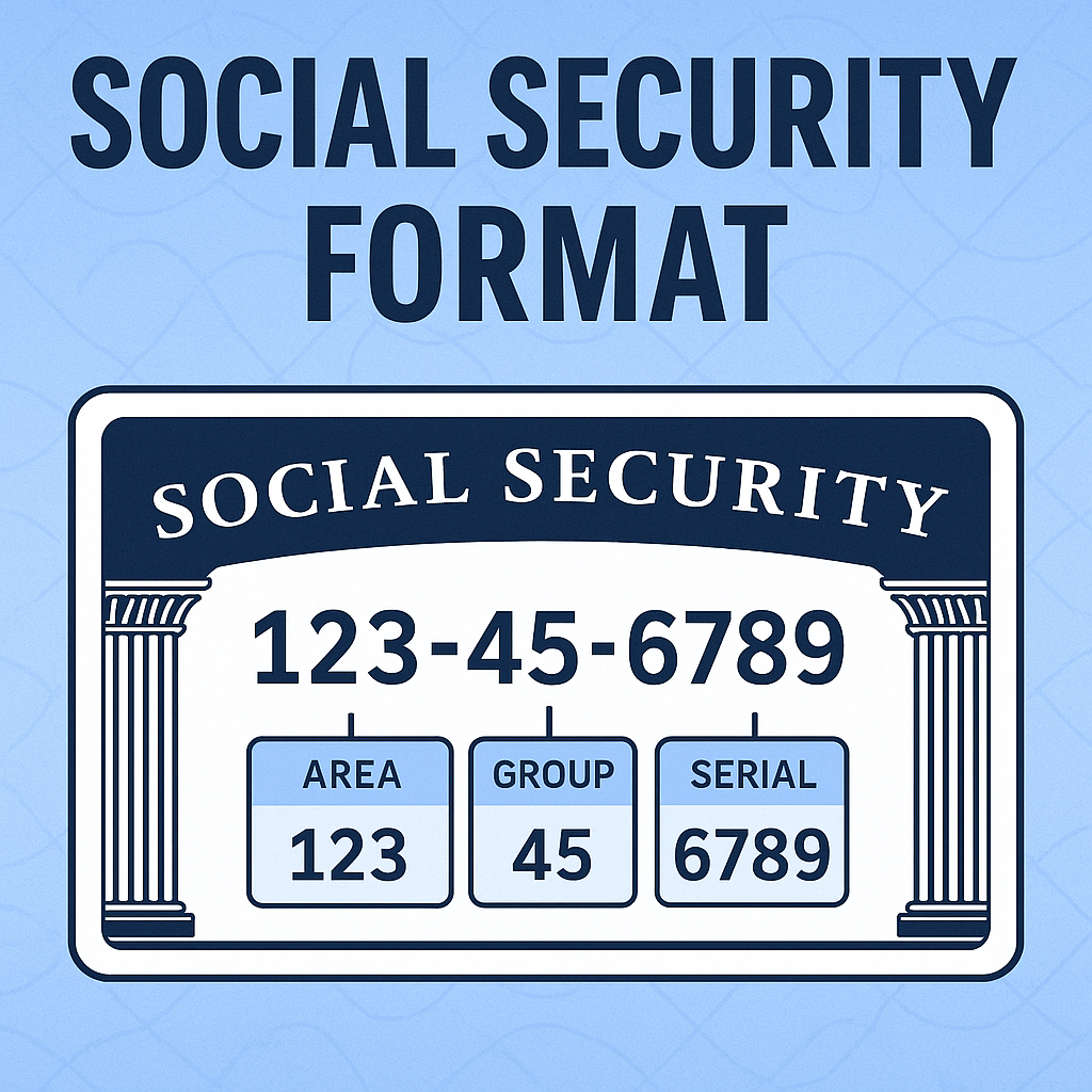social security format