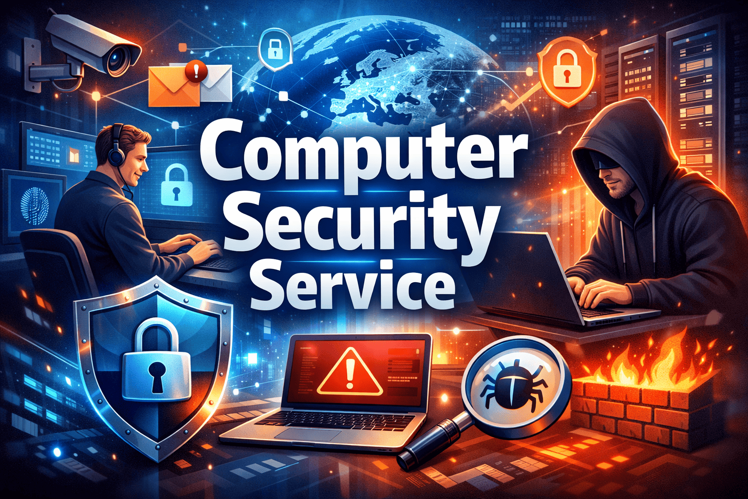 Computer Security Service | Core Components and Its Types