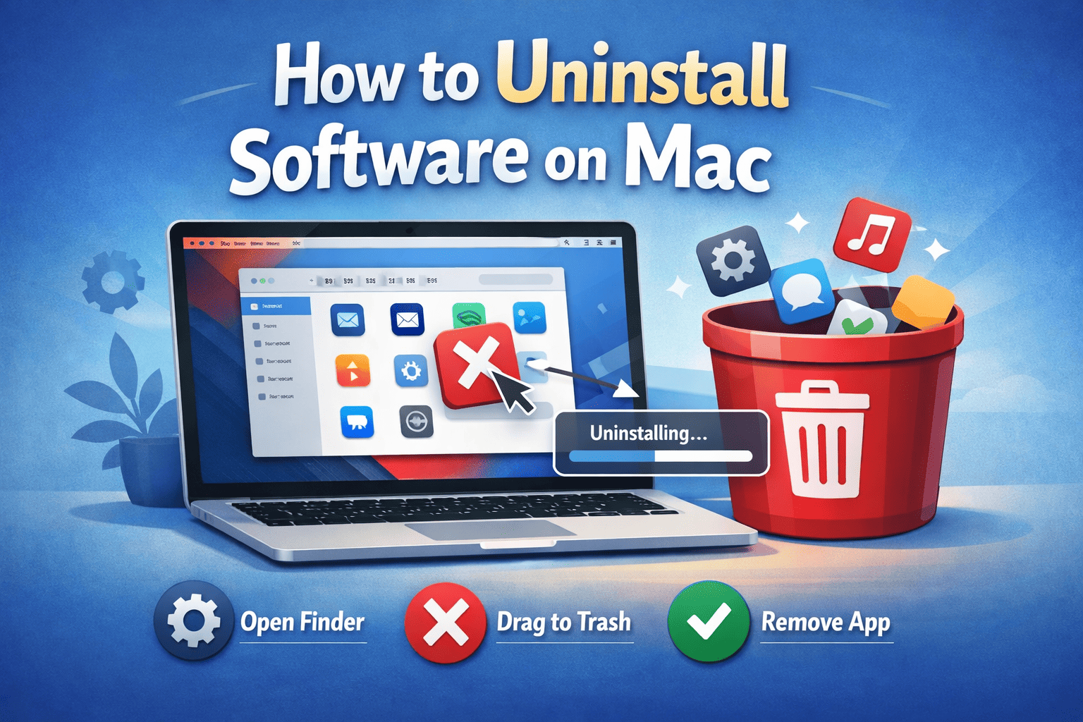 how to uninstall software on mac