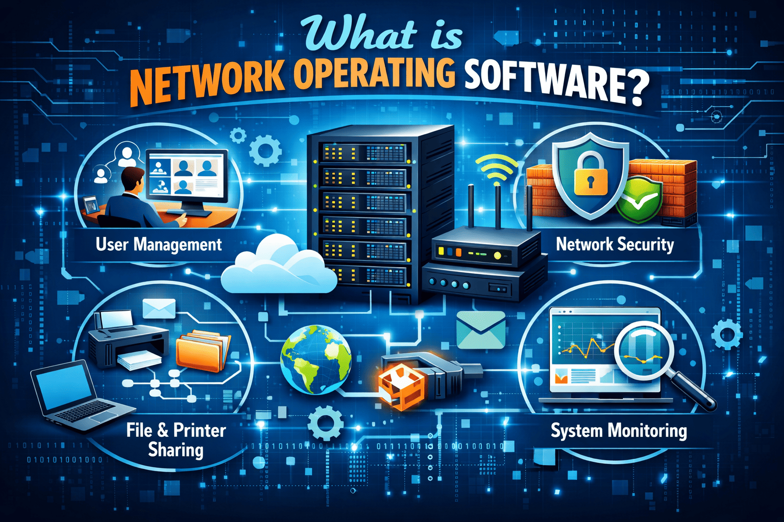 what is network operating software