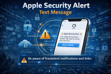 apple security alert text message