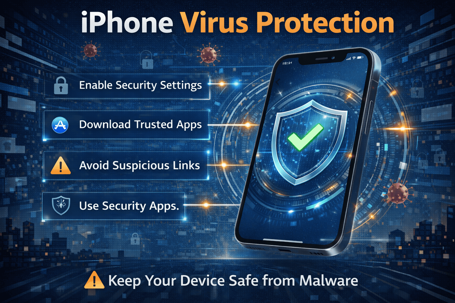 iphone virus protection